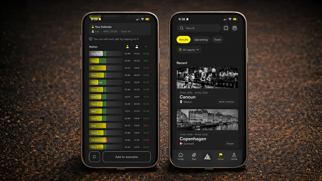 Video - Examples of what a race analysis could look like for user