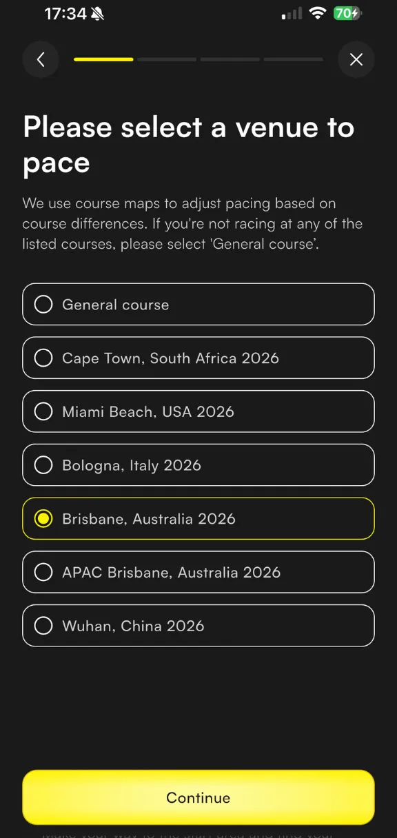 Sync to Apple Watch & Garmin - Event Specific